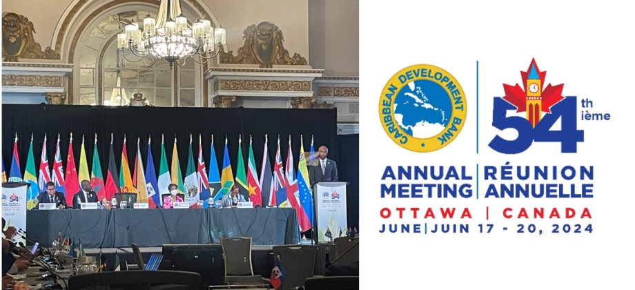 Colombia participa en la 54 reunión anual de la Junta de Gobernadores del Banco de Desarrollo del Caribe