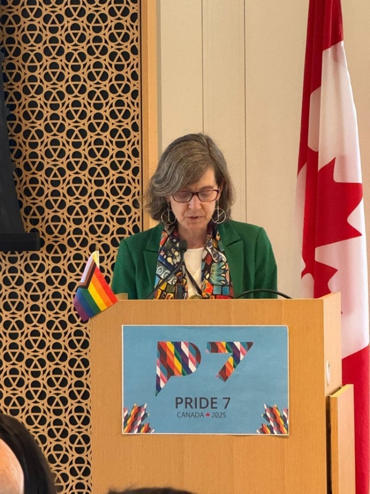 Intervención en el evento Pride 7. Ottawa Mayo 23 2025