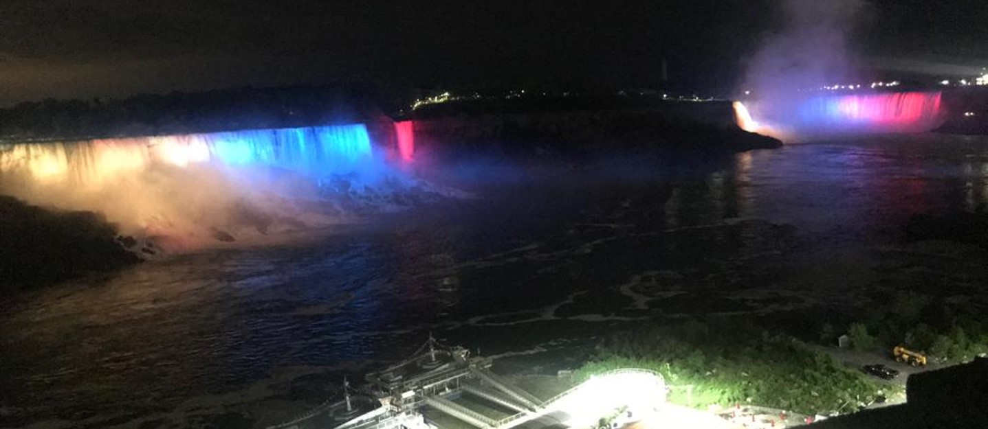 Las Cataratas del Niágara se iluminarán con los colores de la bandera de Colombia a las 10:00 p.m. el 20 de julio de 2023