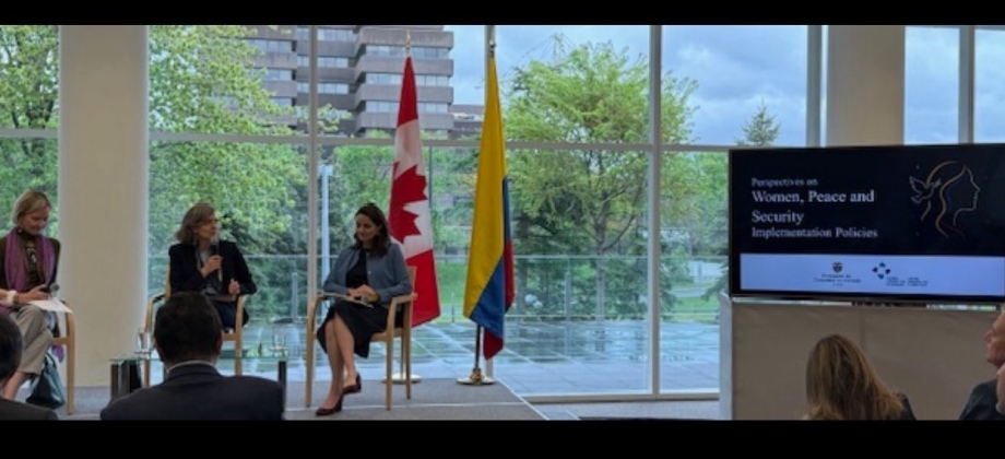 La Embajadora Itinerante para Asuntos de Género y Política Exterior Feminista, Arlene Tickner, visita Ottawa con el objetivo de fortalecer la cooperación en temas de Mujer, Paz y Seguridad